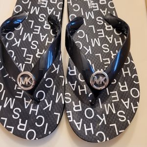 Womens mk flip flops